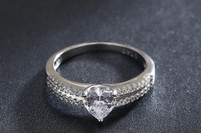 Duet Sparkling Cluster Ring