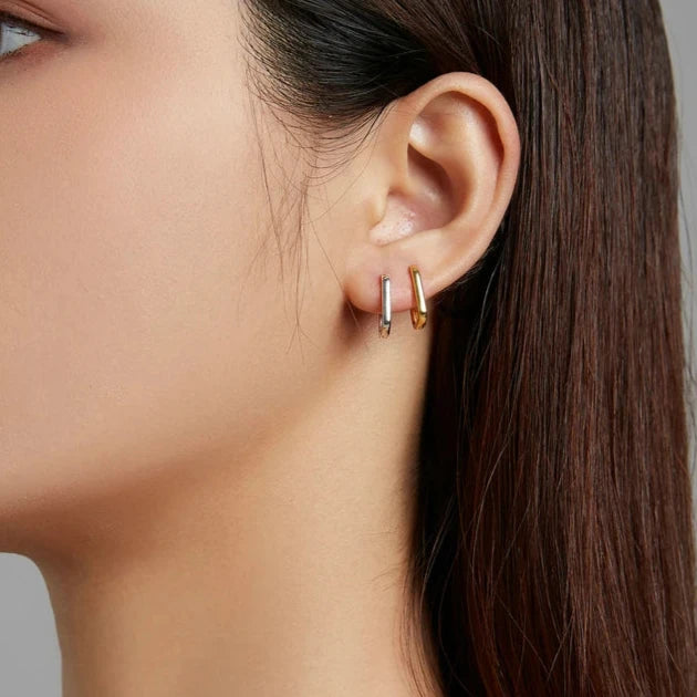 Timeless Square Hoop Earrings