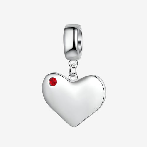 Engravable Heart Charm