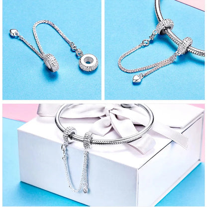 Heart Link Safety Chain Charm