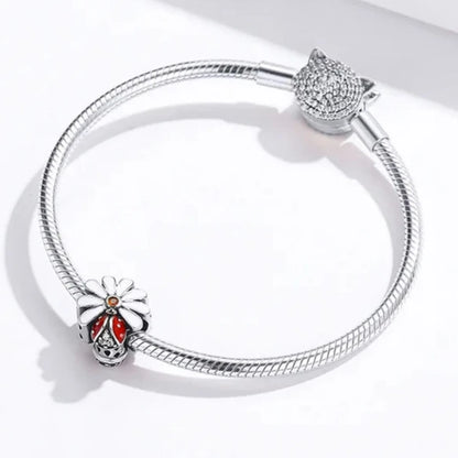 Ladybug & Daisy Charm