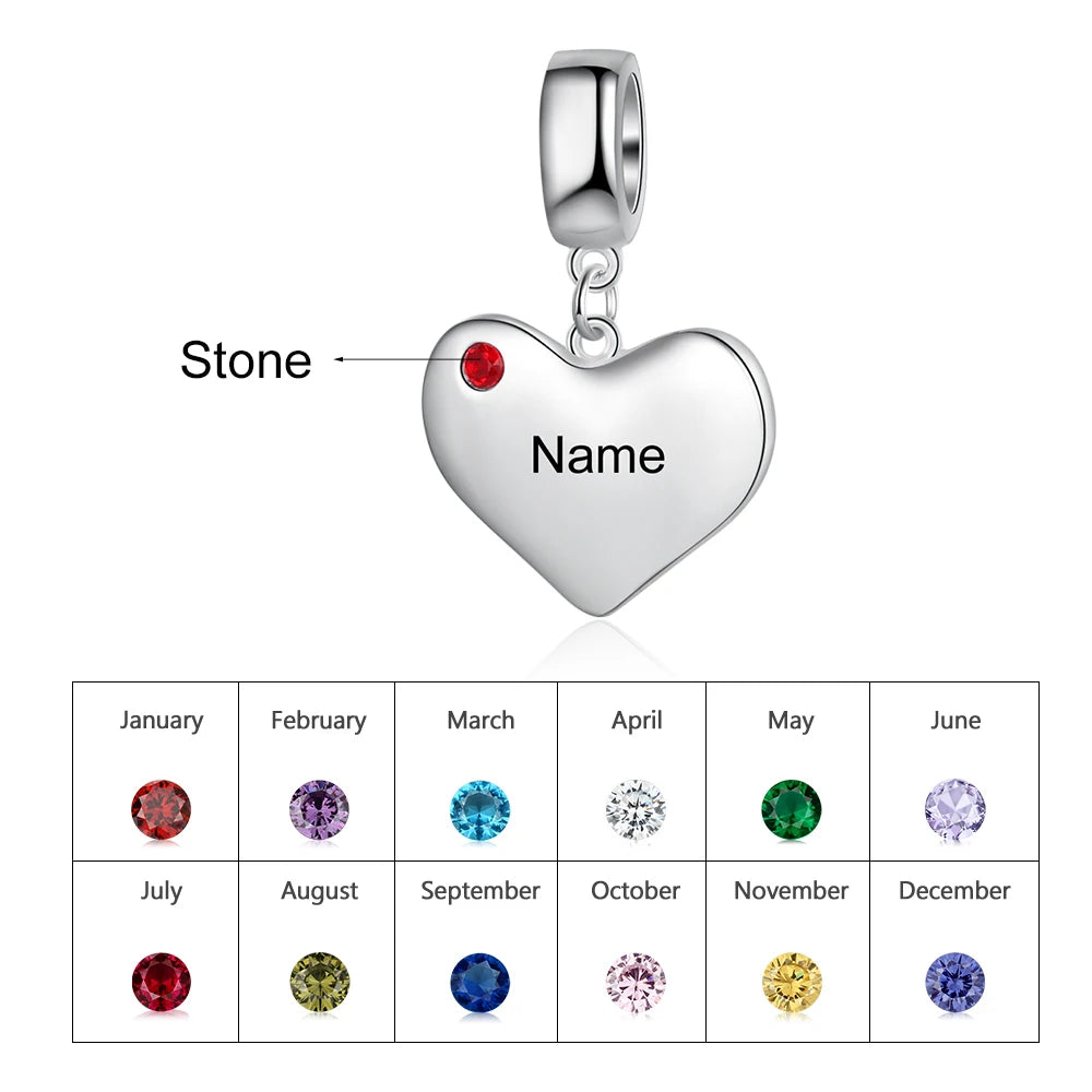 Engravable Heart Charm