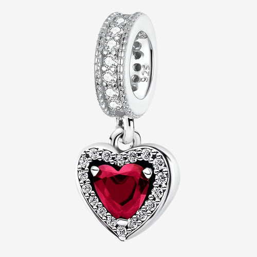 Radiant Heart Dangle Charm