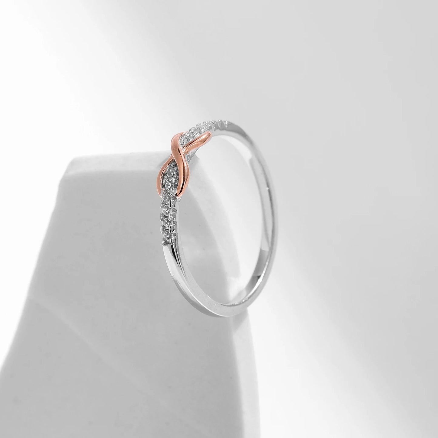 Eternal Rose Infinity Ring