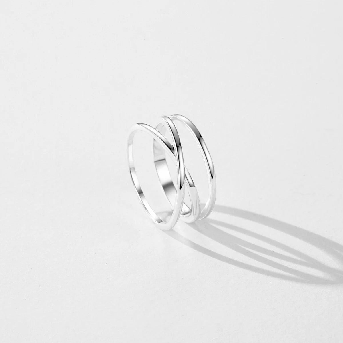 Wave Triple Row Ring