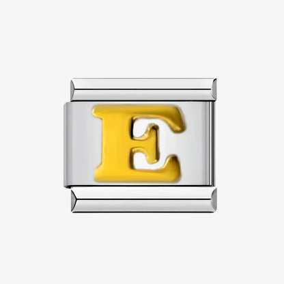 Letter E Alphabet Italian Charm