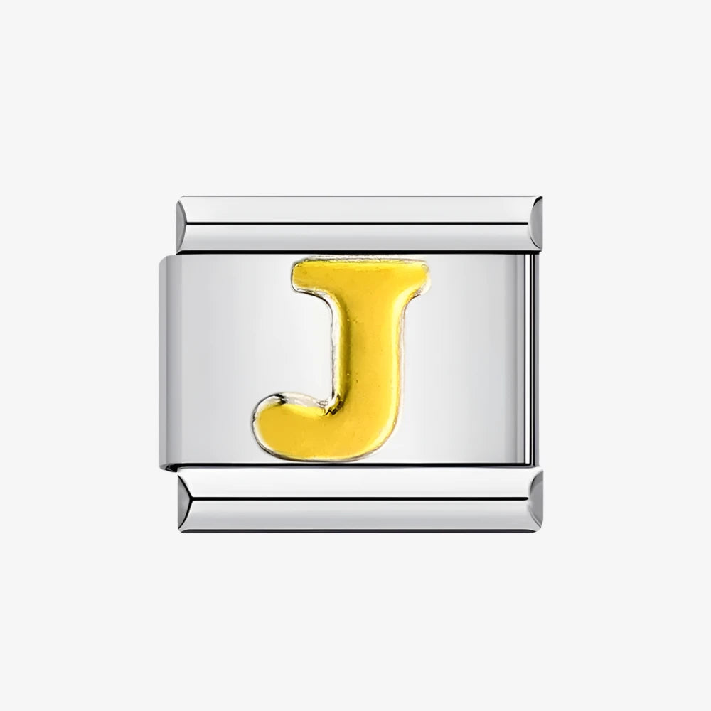 Letter J Alphabet Italian Charm