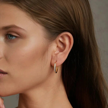 Radiant Gold Hoop Earrings