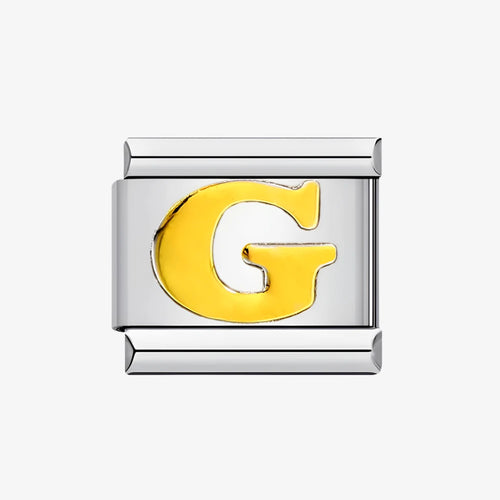 Letter G Alphabet Italian Charm