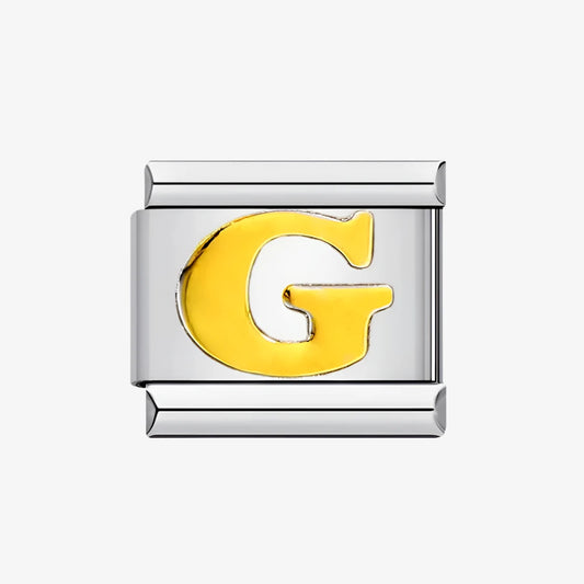 Letter G Alphabet Italian Charm