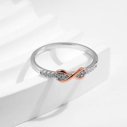 Eternal Rose Infinity Ring