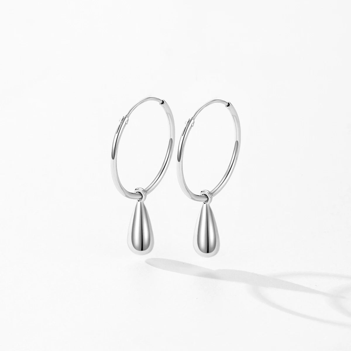 Teardrop Hoop Earrings