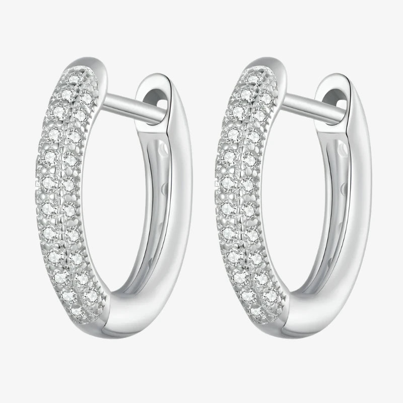 Timeless Brilliance Hoop Earrings