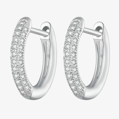 Timeless Brilliance Hoop Earrings