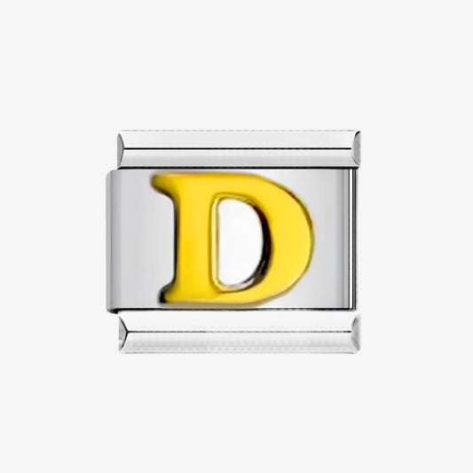 Letter D Alphabet Italian Charm