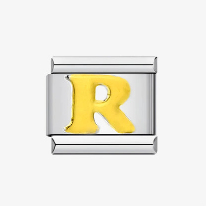 Letter R Alphabet Italian Charm