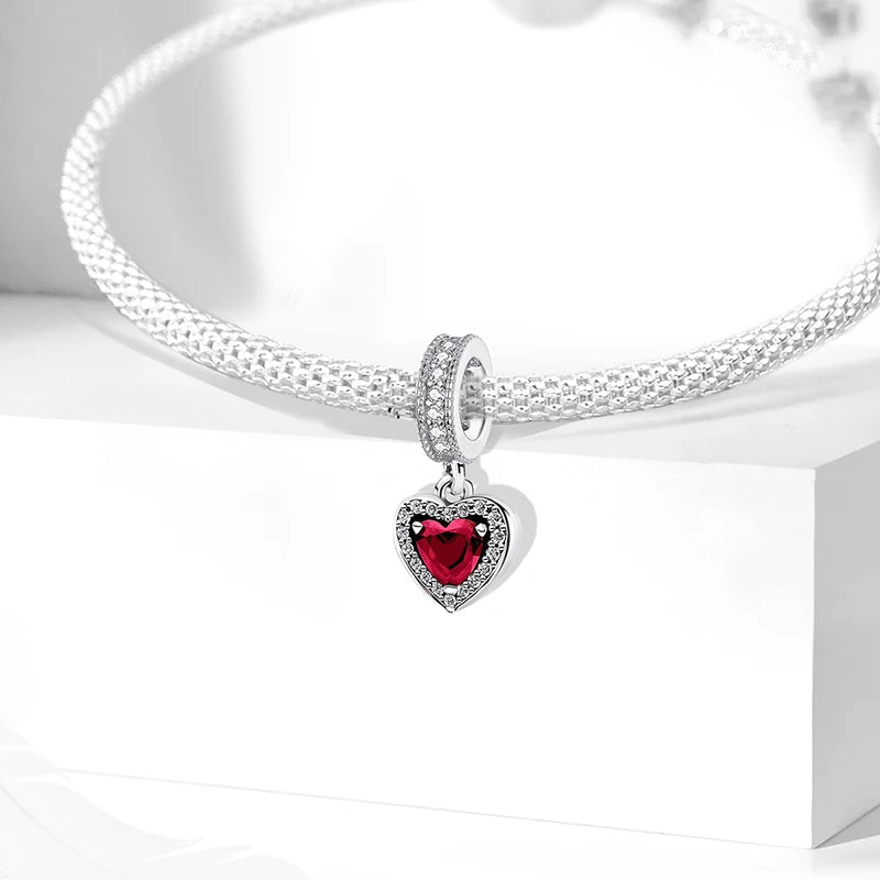 Radiant Heart Dangle Charm