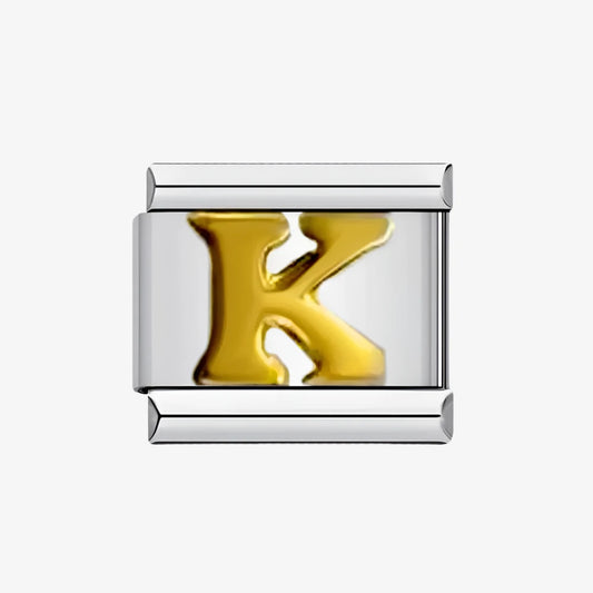 Letter K Alphabet Italian Charm