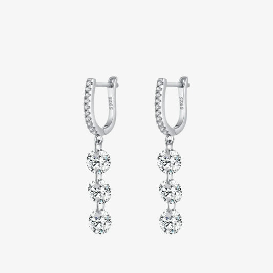 Sparkling Harmony Drop Earrings