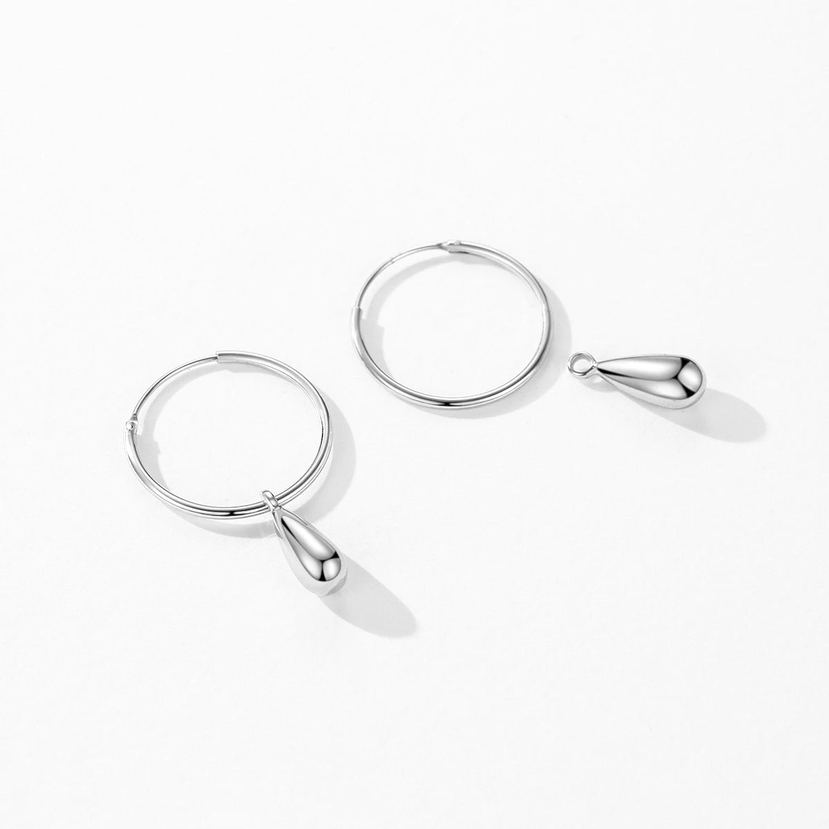 Teardrop Hoop Earrings