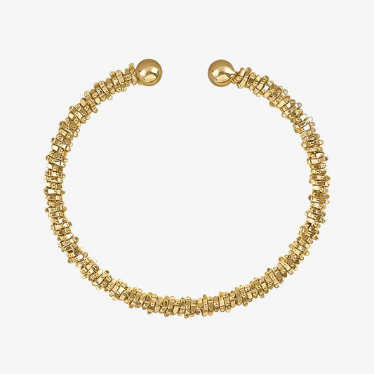 Gold Sparkle Rhythm Bracelet