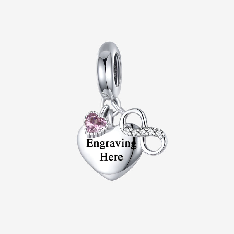 Engravable Love Forever Charm