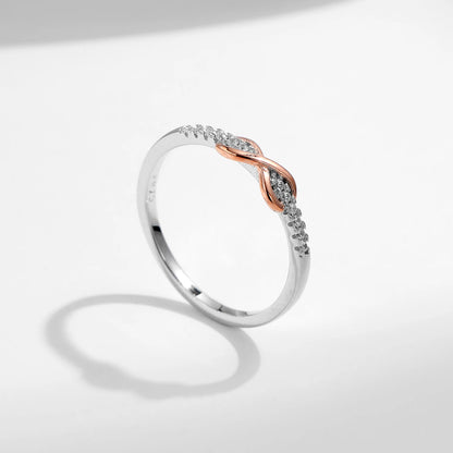 Eternal Rose Infinity Ring