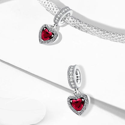 Radiant Heart Dangle Charm