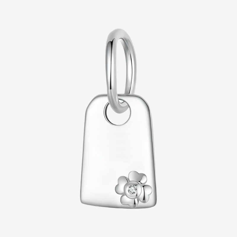 Engravable Flower Label Charm